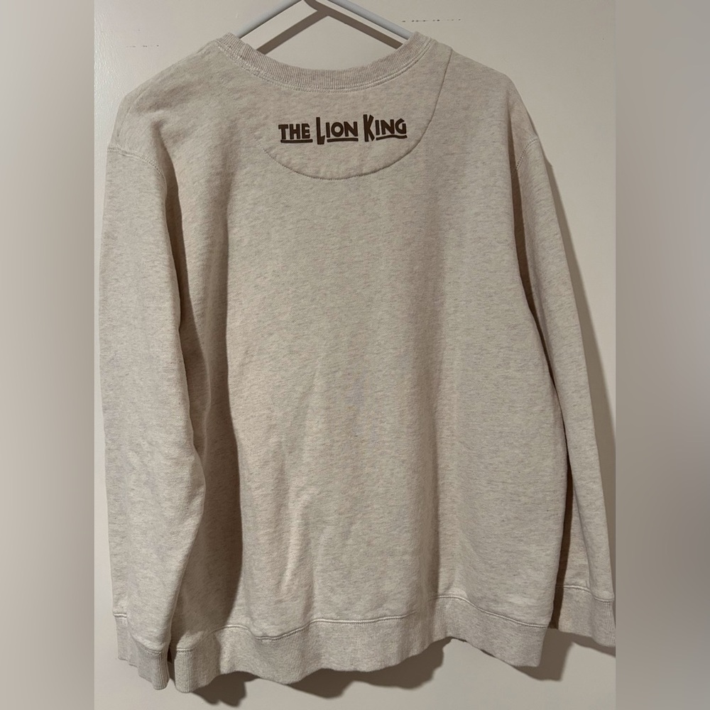 Disney The Lion King Pullover Crewneck Sweatshirt, Adult Size XL, EUC. - Picture 3 of 3